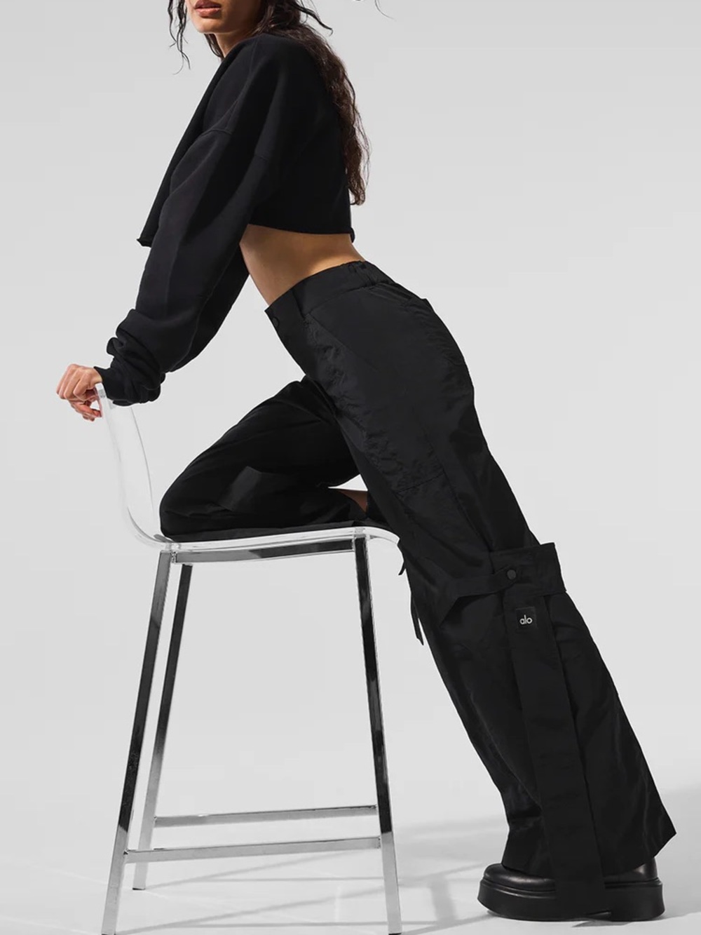 ALO Yoga Black Voyager Pants